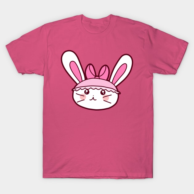 Pink Girly Bunny T-Shirt by saradaboru